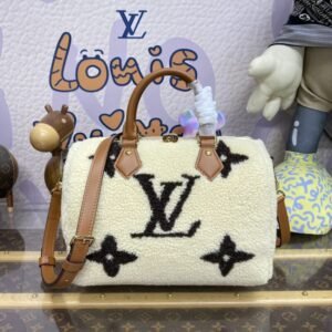 Elementor 页面 #30127 Replica Louis Vuitton Speedy Bandouliere 25 White Wool