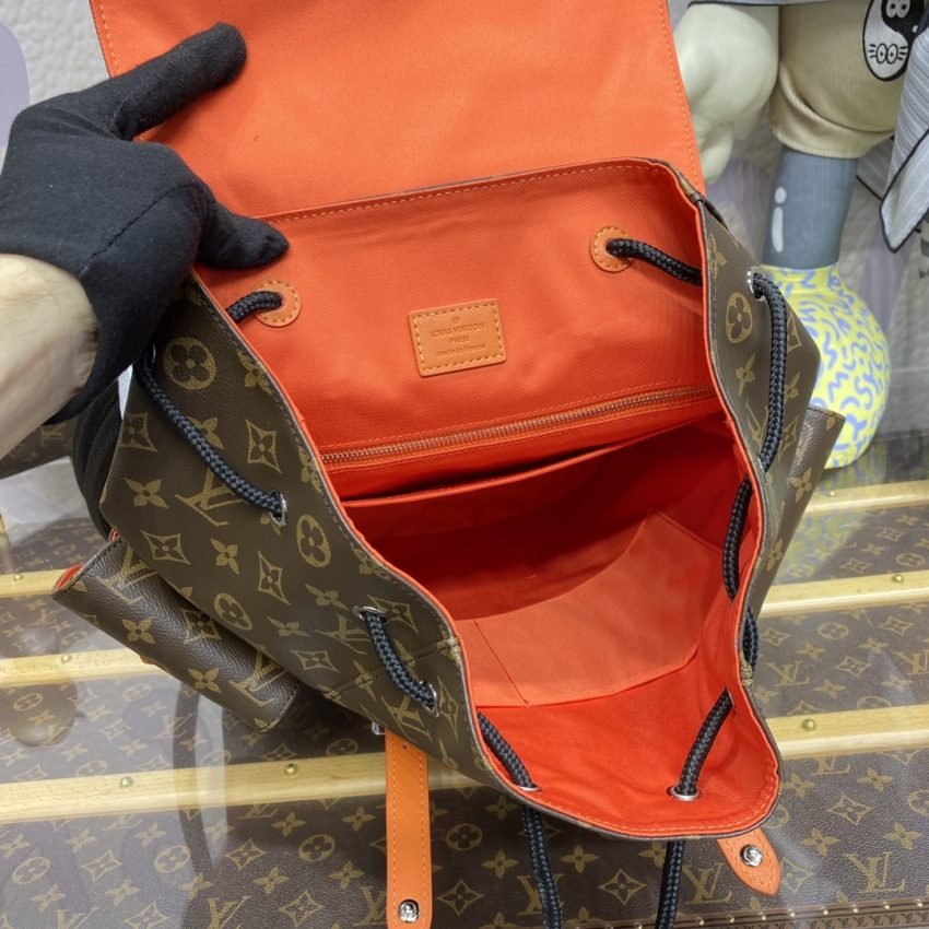20231125_i1700913610_7232_8 Replica Louis Vuitton Christopher Backpack Orange - 图片 7