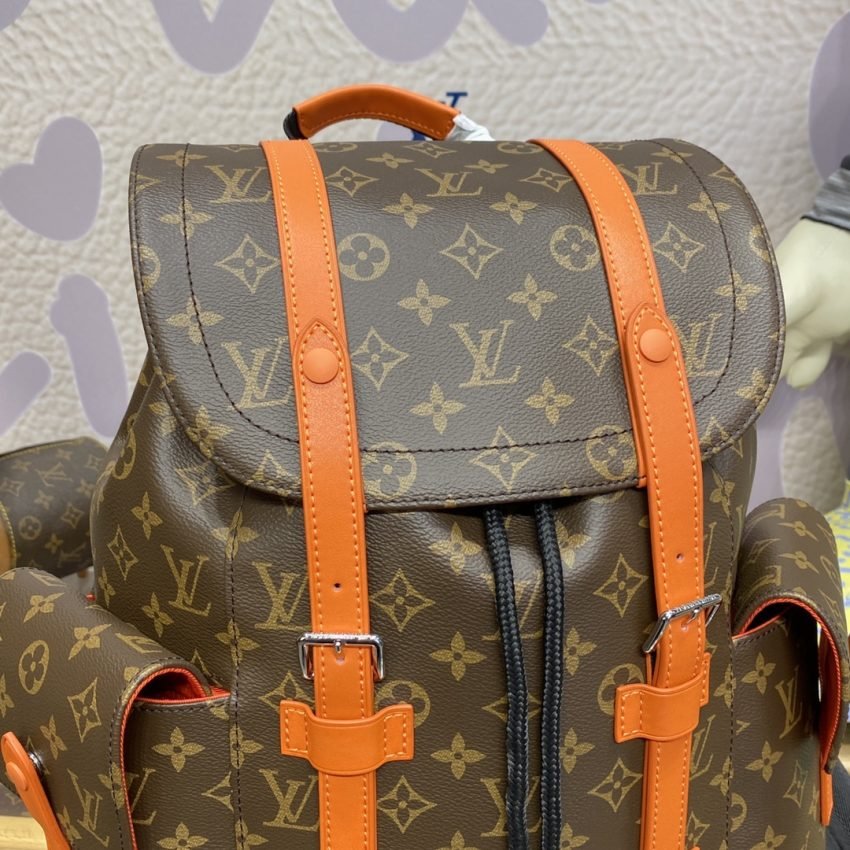 20231125_i1700913610_9496_4 Replica Louis Vuitton Christopher Backpack Orange - 图片 9