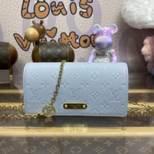 Elementor 页面 #30127 Replica Louis Vuitton Wallet On Chain Lily Sky Blue