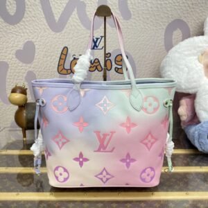 Replica Louis Vuitton Neverfull MM Purple