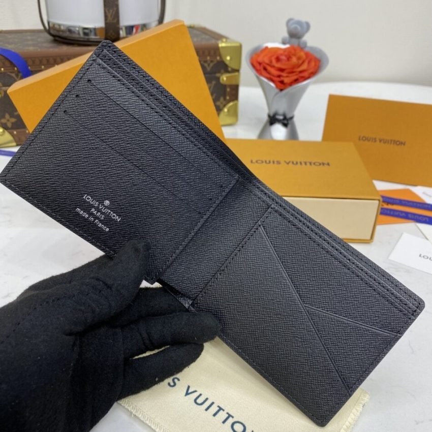 20240228_i1709123877_187_7 Replica Louis Vuitton Multiple Wallet Black Grid - 图片 2