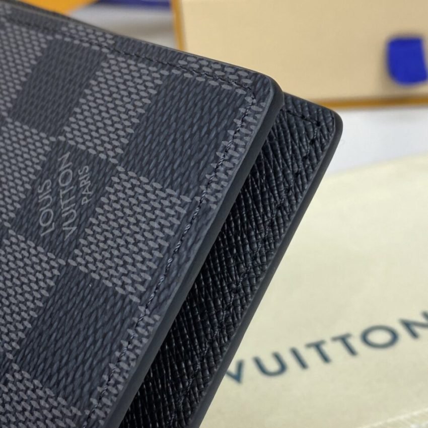 20240228_i1709123877_2885_5 Replica Louis Vuitton Multiple Wallet Black Grid - 图片 6