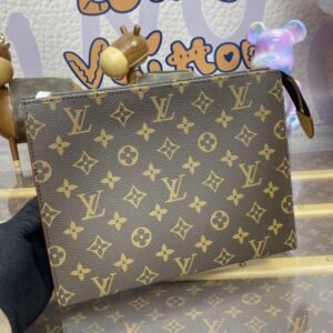 Replica Louis Vuitton Pochette Voyage Canvas Brown