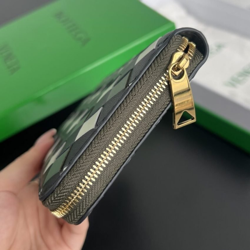 20240802_i1722581418_2868_2 Replica Bottega Veneta Zip Long Wallet Green Grid - 图片 3