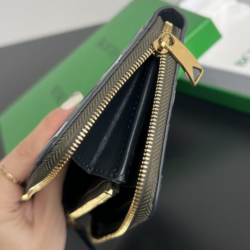 20240802_i1722581418_9187_5 Replica Bottega Veneta Zip Long Wallet Green Grid - 图片 9