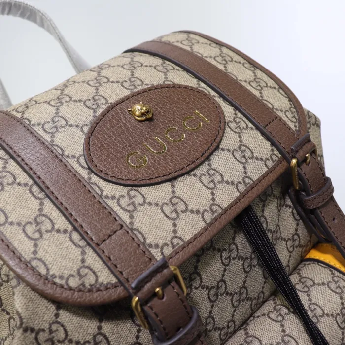 5a8d12eb969e56ad Replica GUCCI GG Supreme Leather Backpack - 图片 7