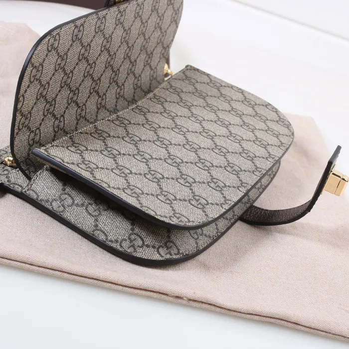 6505b807222f181b Replica GUCCI GG SUPREME BLONDIE WAIST BAG - 图片 7