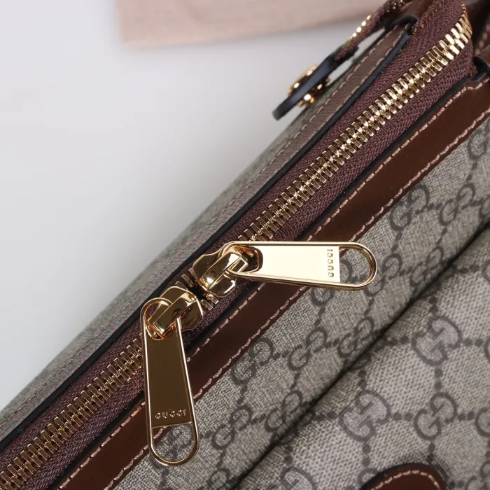7af8899a4a0d7d10 Replica GUCCI MESSENGER BAG WITH INTERLOCKING - 图片 6