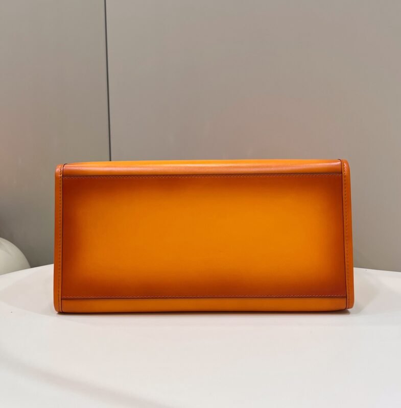 a04-1 Replica Fendi Peekaboo Tote Orange - 图片 4