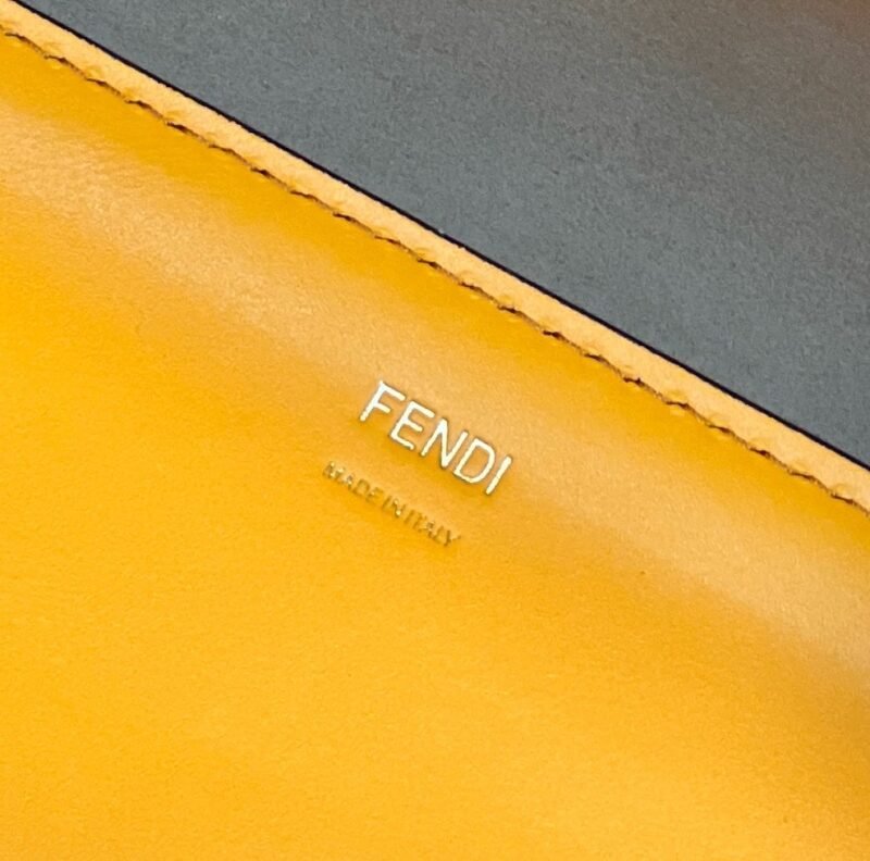 a06-1 Replica Fendi Peekaboo Tote Orange - 图片 6
