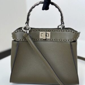 Replica Fendi Peekaboo Small  Dark Grey