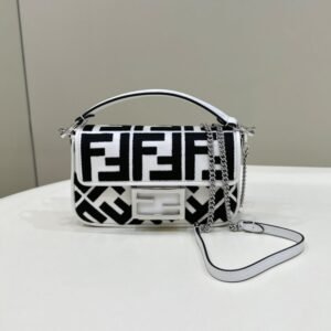 Replica Fendi Baguette Small White