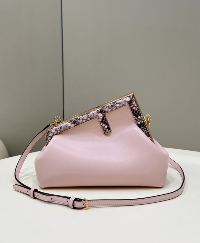 a1-3-5 Replica Fendi First Pink Python