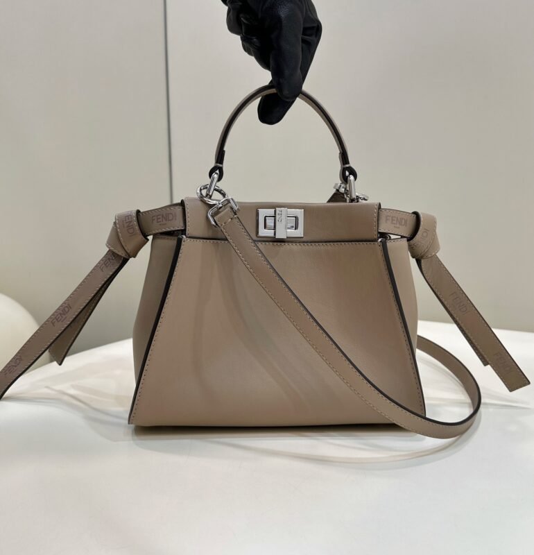 a1-34 Replica Fendi Peekaboo Small Beige