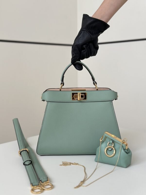 a1-46 Replica Fendi Peekaboo Medium Light Green - 图片 2
