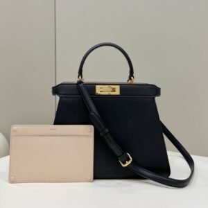 Replica Fendi Peekaboo  Medium Black