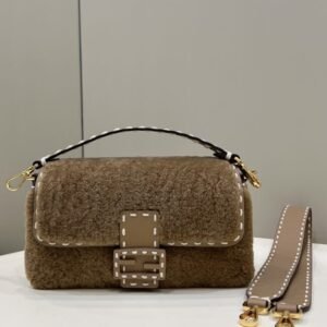 Elementor 页面 #30074 Replica Fendi Baguette Brown Wool