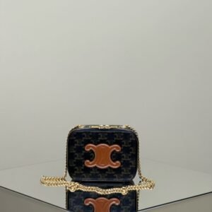 Replica Celine Triomphe Box on Chain
