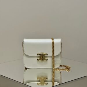 Replica Celine Teen Triomphe Bag White