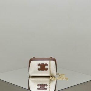 Replica Celine Triomphe Clutch White