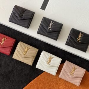 Replica Yves Saint Laurent Tri-Fold Wallet