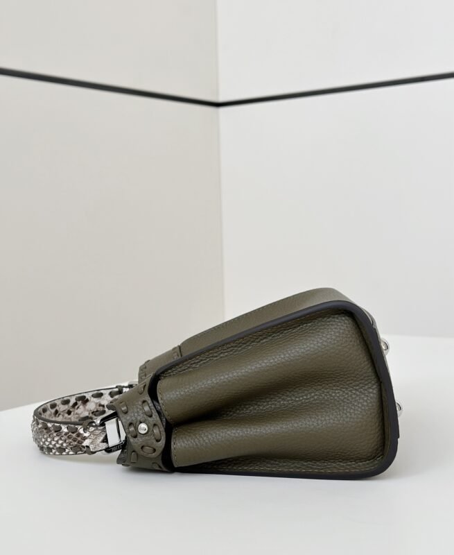 a2-1-22 Replica Fendi Peekaboo Small Dark Grey - 图片 2