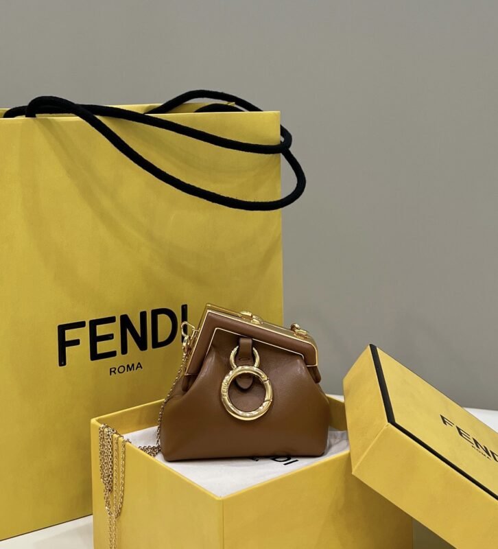 a2-2-8 Replica Fendi First Mini Brown - 图片 2