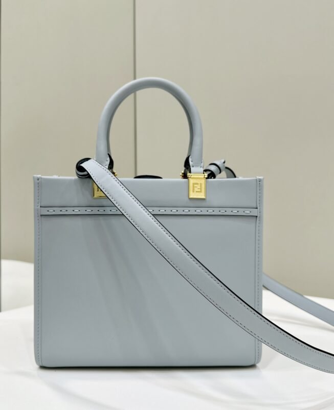 a2-21 Replica Fendi Small Tote Sky Blue - 图片 2