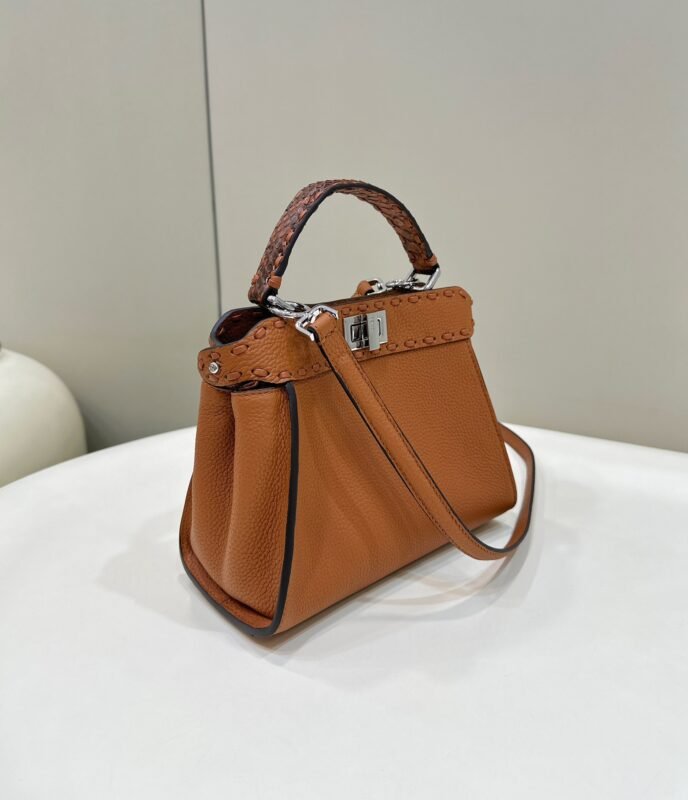 a2-3-9 Replica Fendi Peekaboo Small Brown - 图片 2