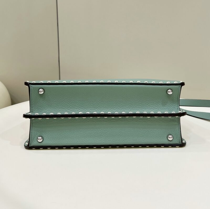 a3-1-25 Replica Fendi Peekaboo Green Python Handle - 图片 3