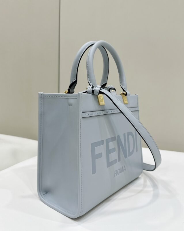 a3-21 Replica Fendi Small Tote Sky Blue - 图片 3