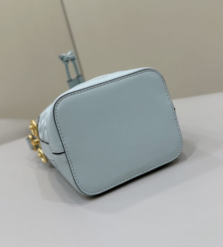 a3-3 Replica Fendi Tresor Mini Bucket Blue - 图片 3