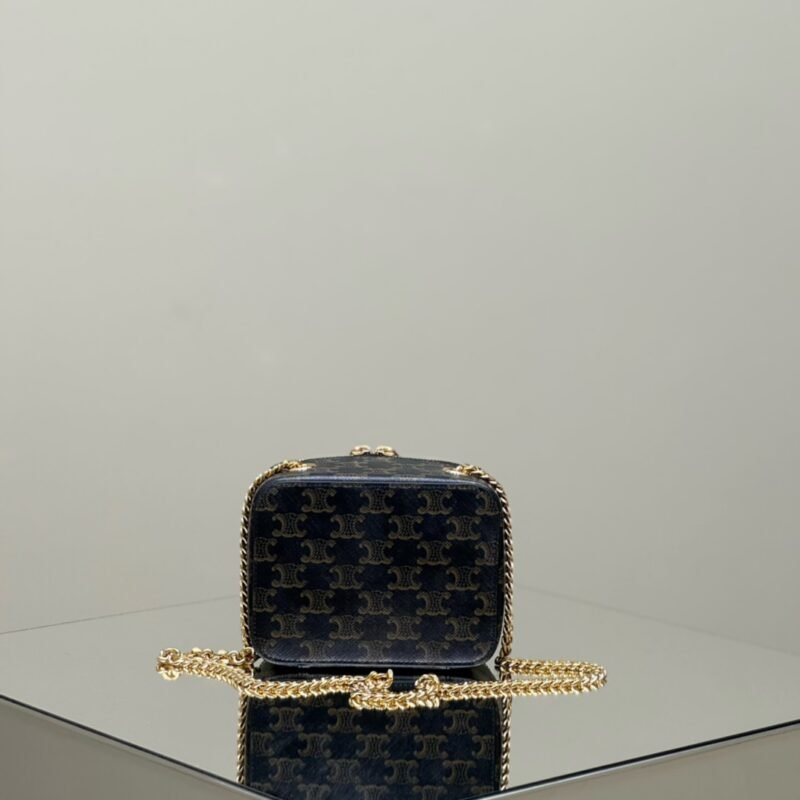 a3-66 Replica Celine Triomphe Box on Chain - 图片 3