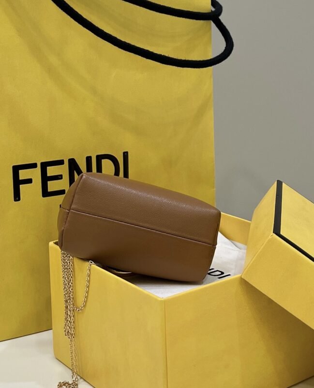 a4-2-7 Replica Fendi First Mini Brown - 图片 4