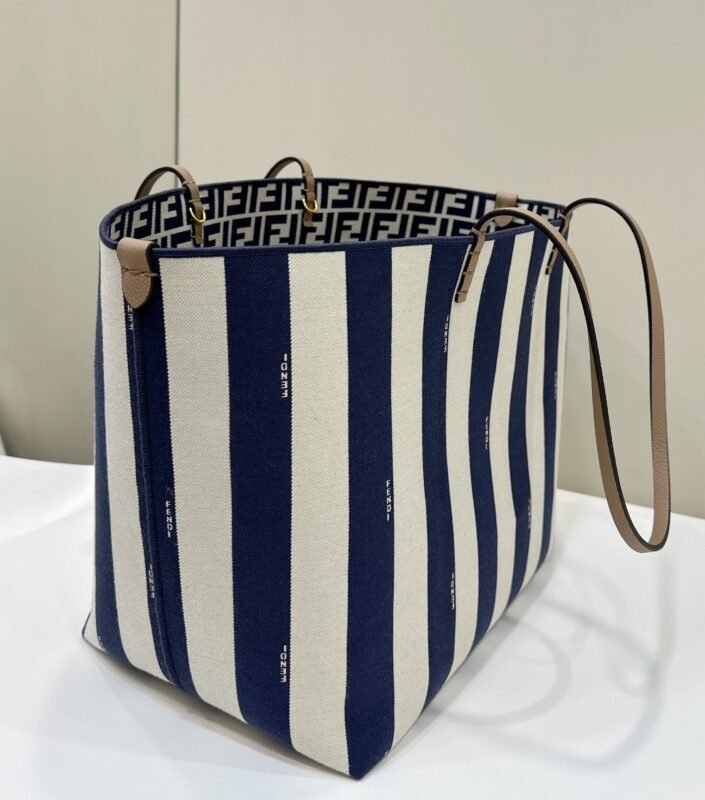a4-28 Replica Fendi Two Side Small Tote Blue - 图片 4