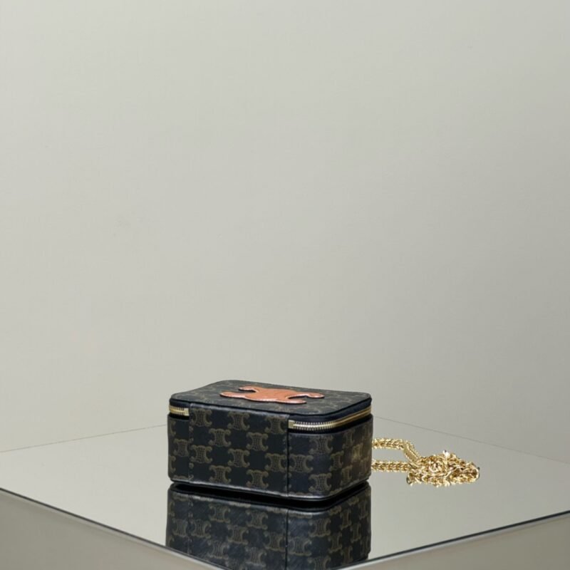a4-66 Replica Celine Triomphe Box on Chain - 图片 4
