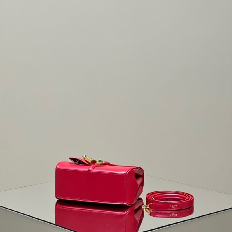 a4-83 Replica Celine Mini 16 Red - 图片 4