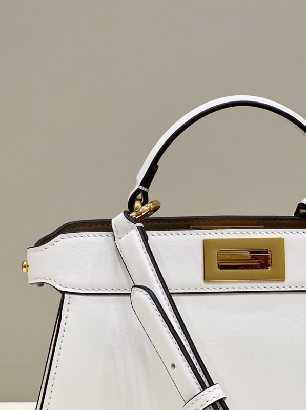 a5-1-24 Replica Fendi Peekaboo Medium White - 图片 5