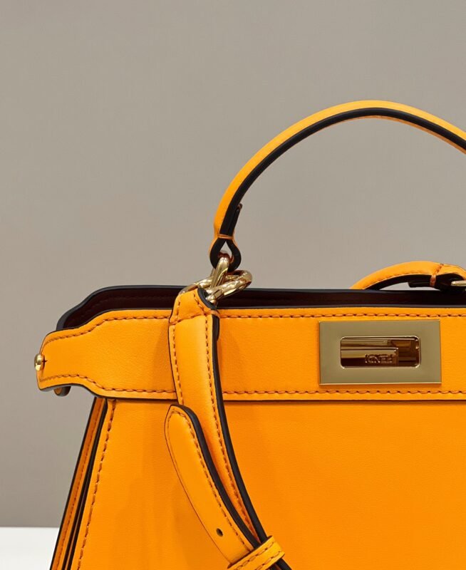 a5-2-13 Replica Fendi Peekaboo Medium Orange - 图片 5