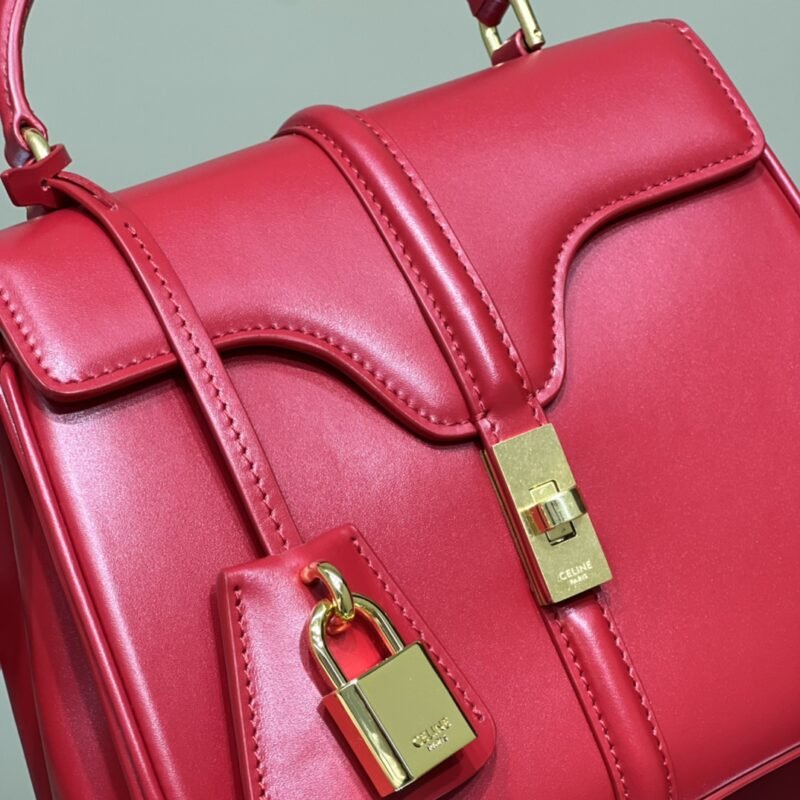 a5-83 Replica Celine Mini 16 Red - 图片 5