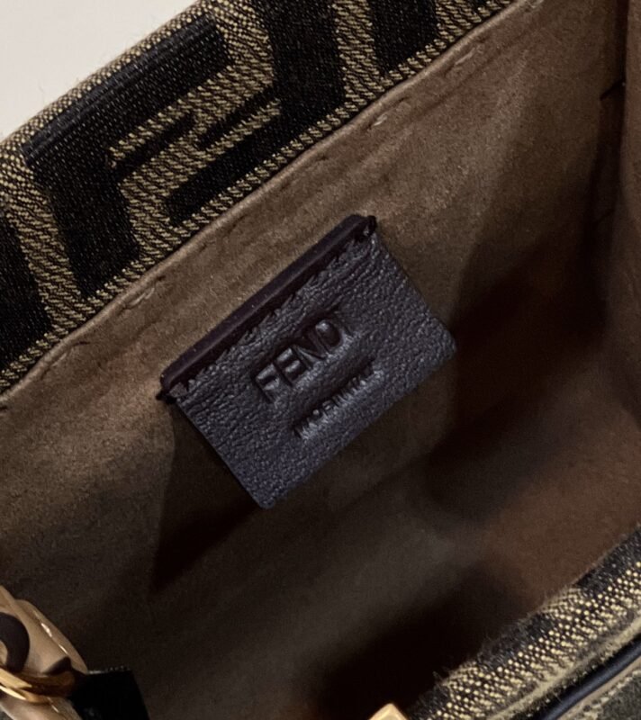 a6-27 Replica Fendi Mini Tote Brown Canvas - 图片 6
