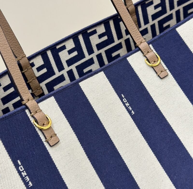 a6-28 Replica Fendi Two Side Small Tote Blue - 图片 6