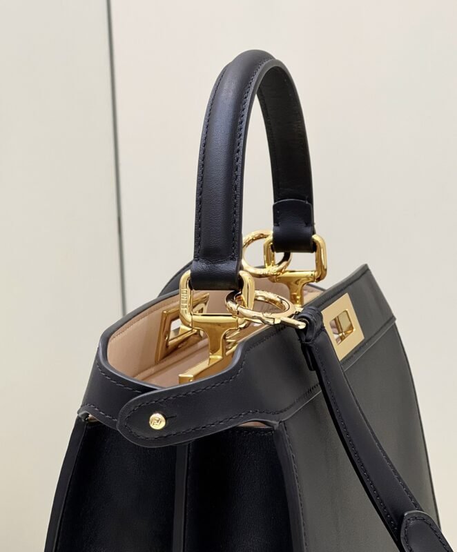 a6-5-4 Replica Fendi Peekaboo Medium Black - 图片 6
