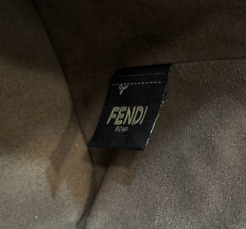 a7-1-1 Replica Fendi Tresor Mini Bucket White - 图片 5