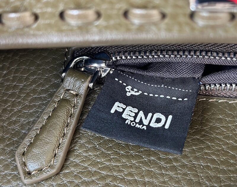 a7-1-22 Replica Fendi Peekaboo Small Dark Grey - 图片 7