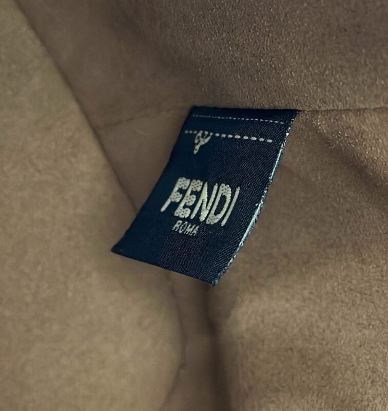 a7-2 Replica Fendi Tresor Mini Bucket Brown - 图片 7