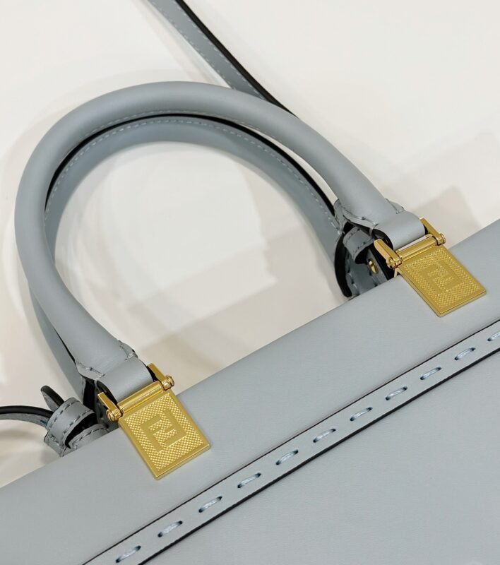 a7-21 Replica Fendi Small Tote Sky Blue - 图片 7