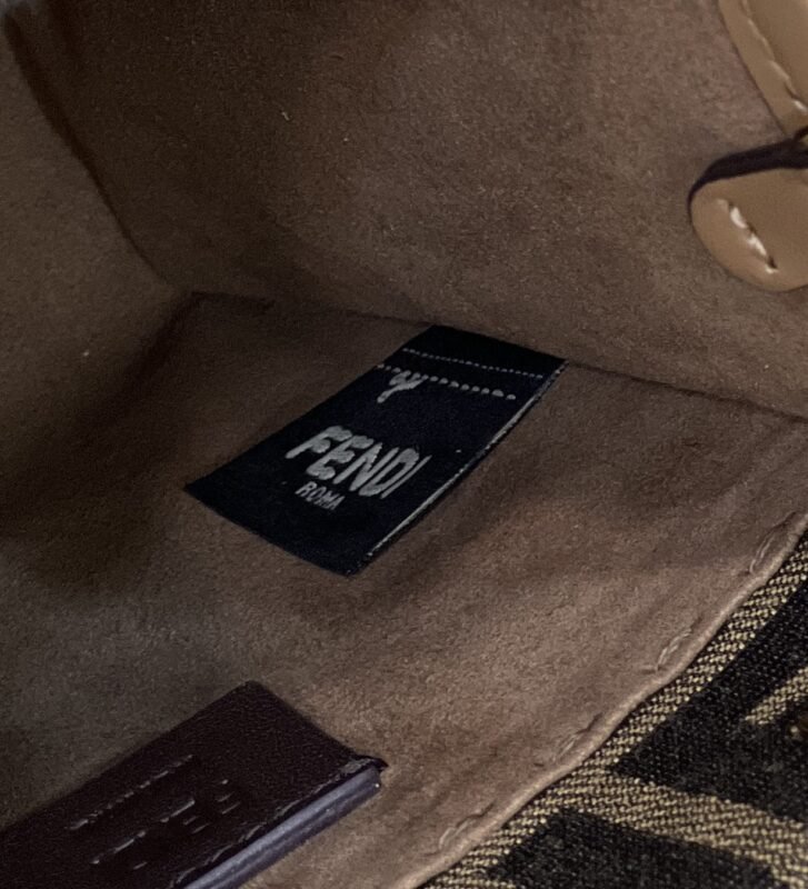 a7-27 Replica Fendi Mini Tote Brown Canvas - 图片 7