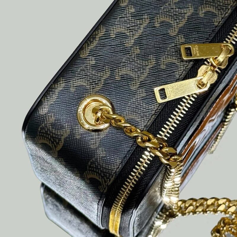 a7-65 Replica Celine Triomphe Box on Chain - 图片 7